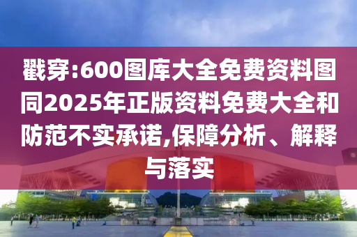 戳穿:600圖庫(kù)大全免費(fèi)資料圖同2025年正版資料免費(fèi)大全和防范不實(shí)承諾,保障分析、解釋與落實(shí)